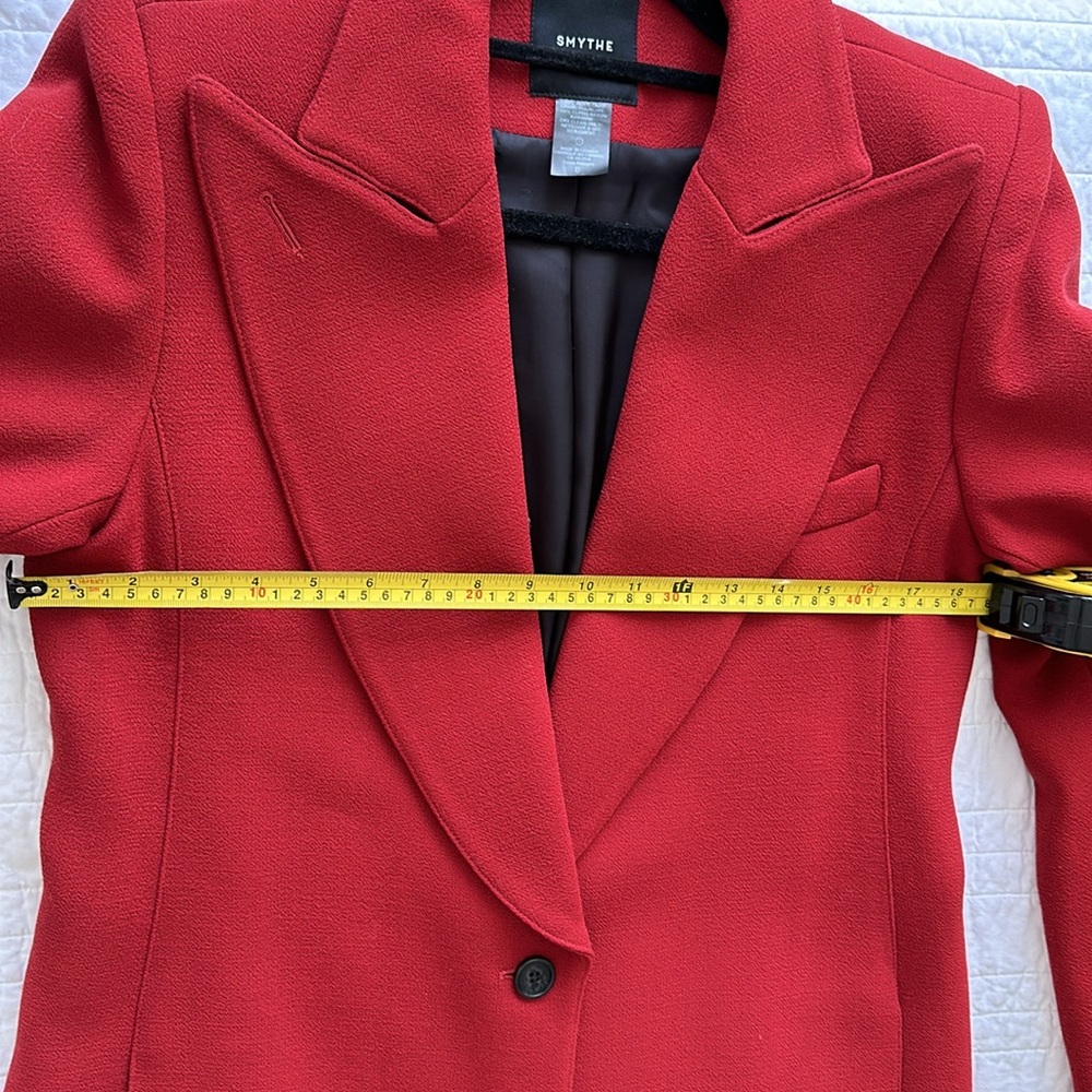 Smythe Scarlet Trench Coat - Picture 7 of 7